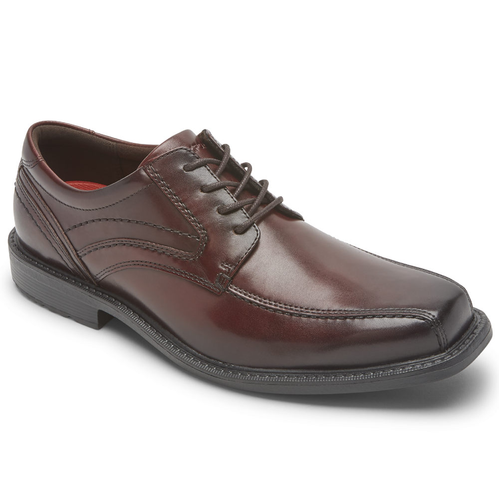 Rockport Mens Style Leader 2 Bike Toe - Oxfords Dark Brown - QYK092683